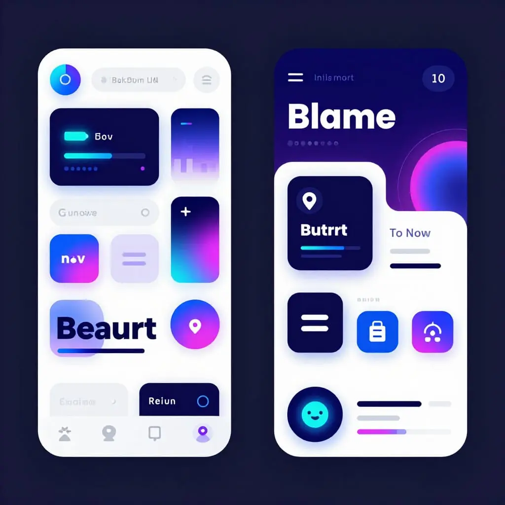 Comparaison avant aprĂšs montrant lâimportance dâune charte graphique pour un produit digital avec interface incohĂ©rente puis design harmonisĂ©