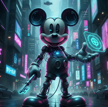 🎮 Cyber MICKEY MOUSE : quand Disney flirte avec le futur