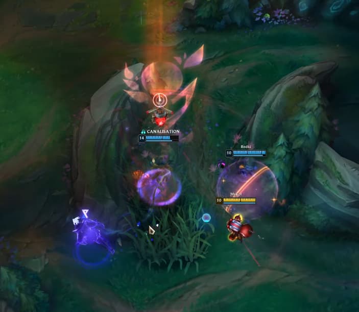 Capture d'écran d'une partie deLeague of Legend