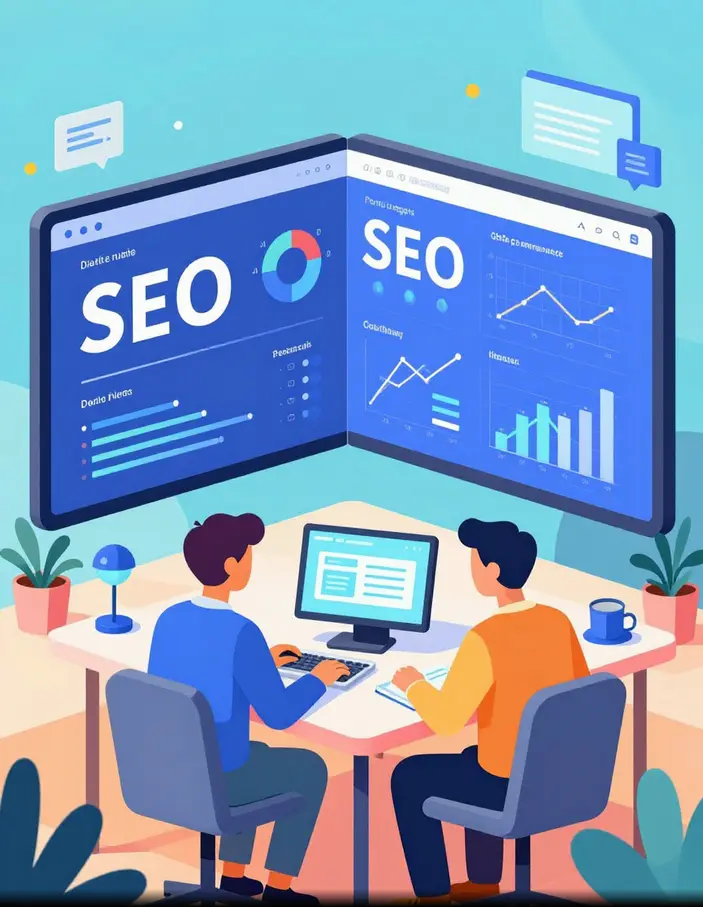 Agence SEO utilisant l’intelligence artificielle pour le référencement IA et l’optimisation de contenu web